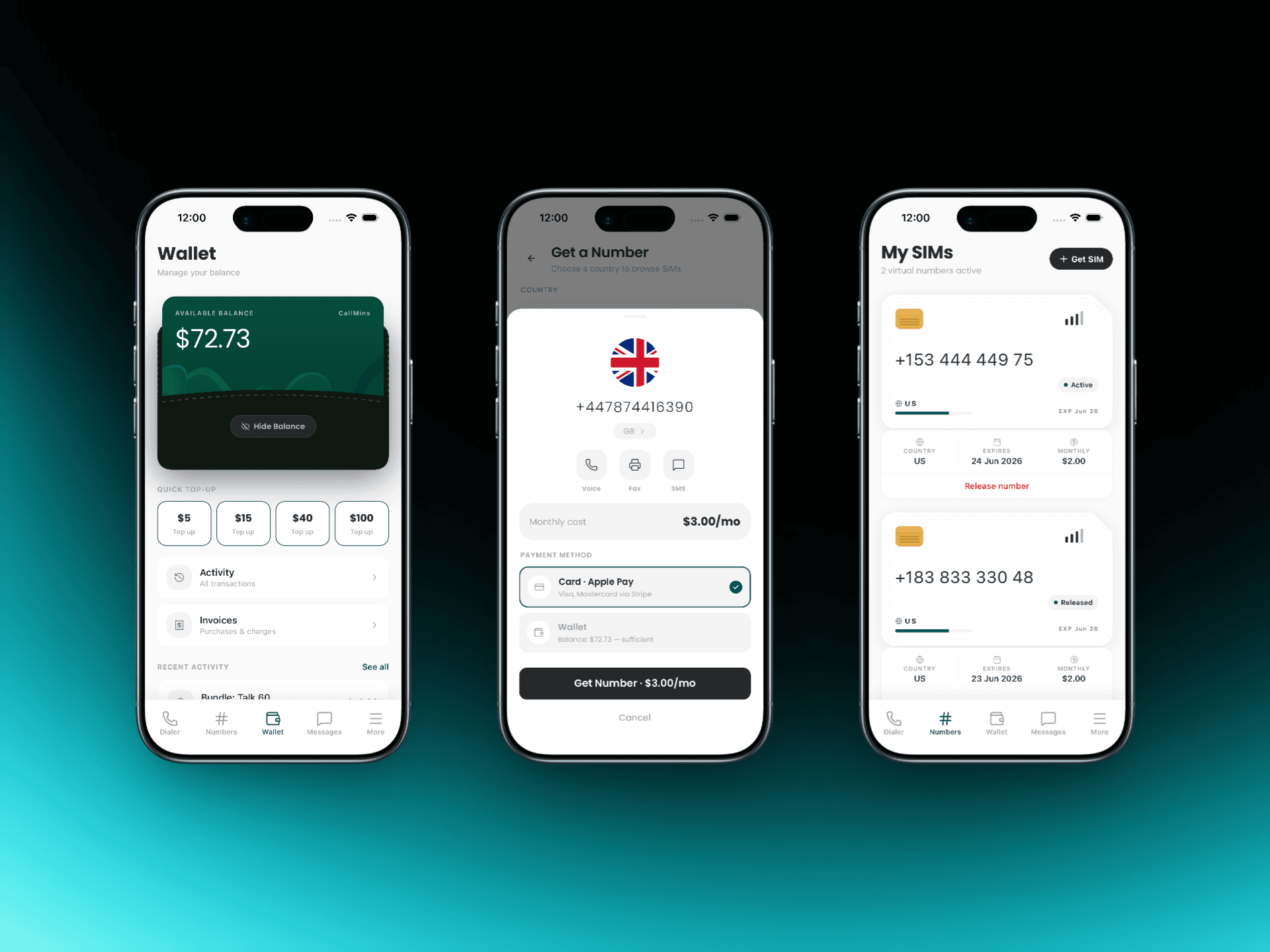 Callmins screenshot 2
