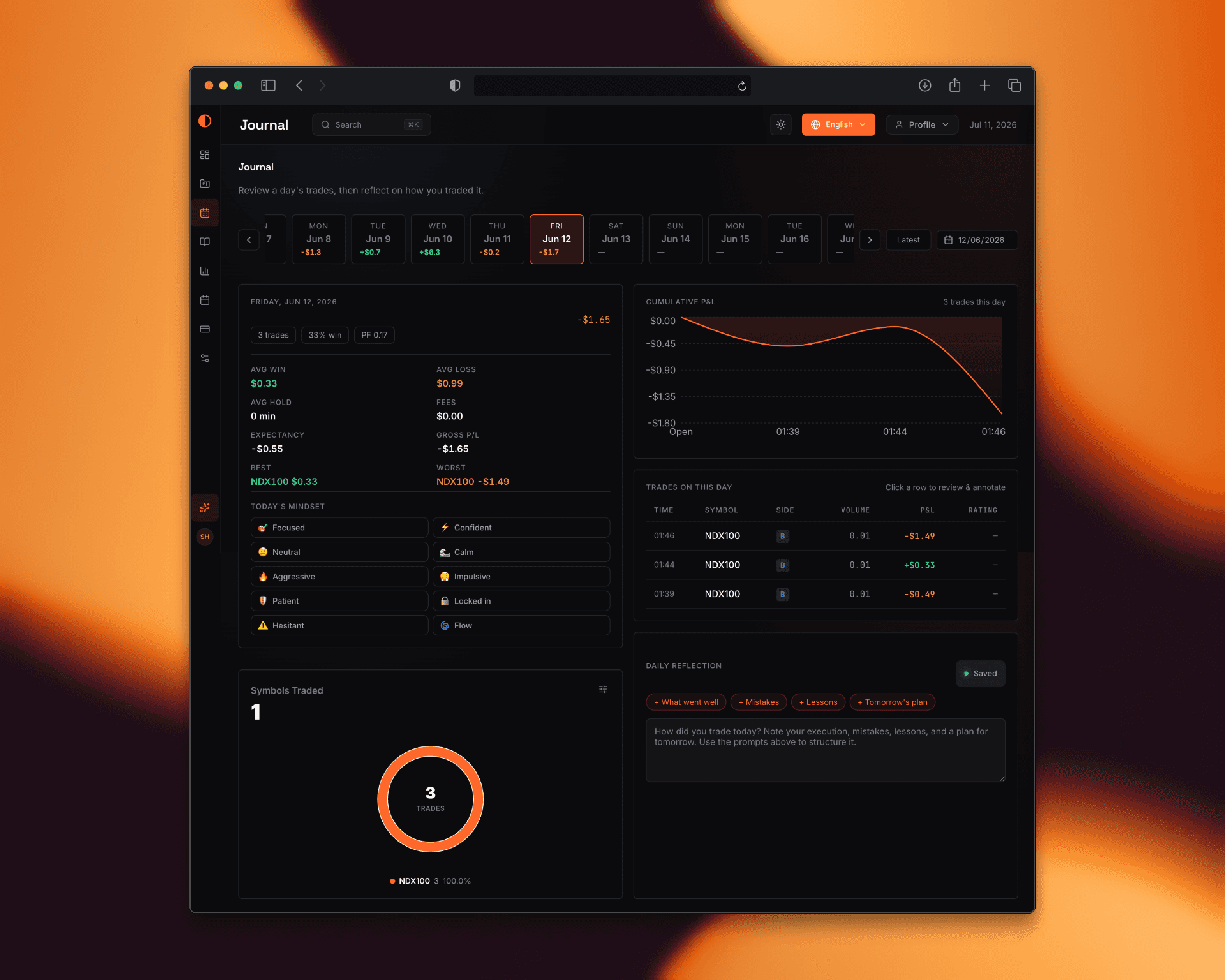 EdgeLog Trading screenshot 2
