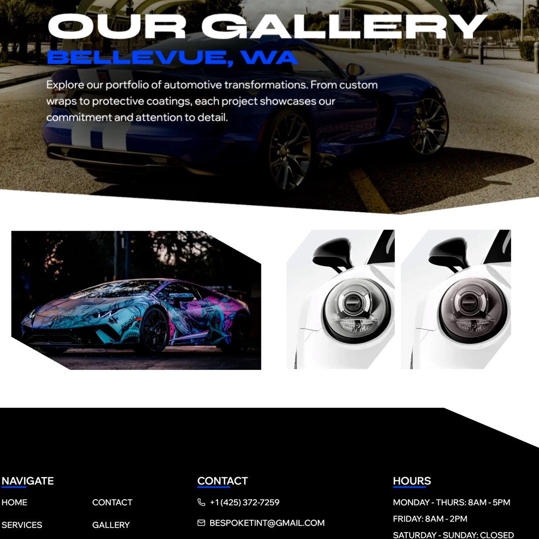 Bespoke Tint - Professional Assets