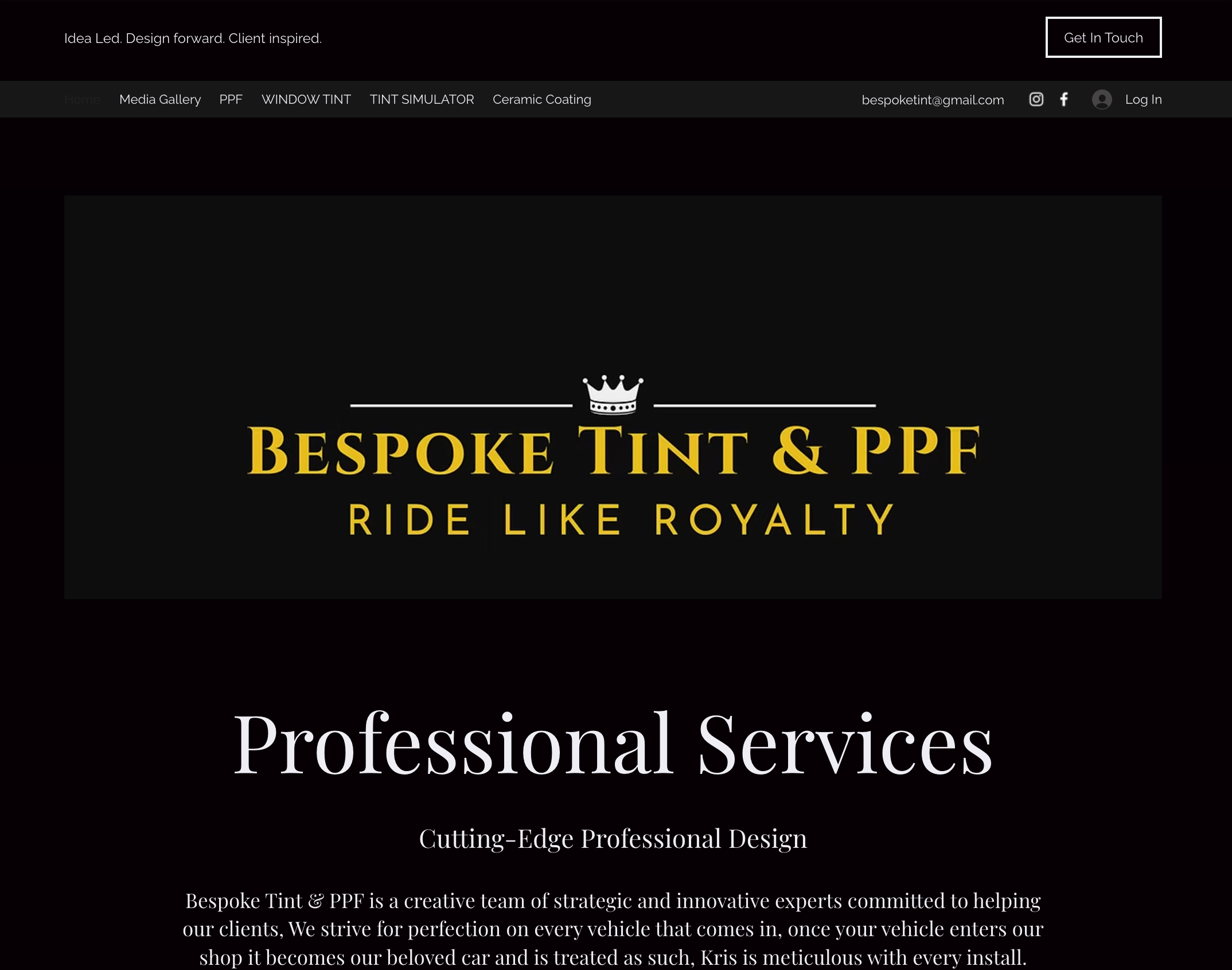 Bespoke Tint - Legacy Design