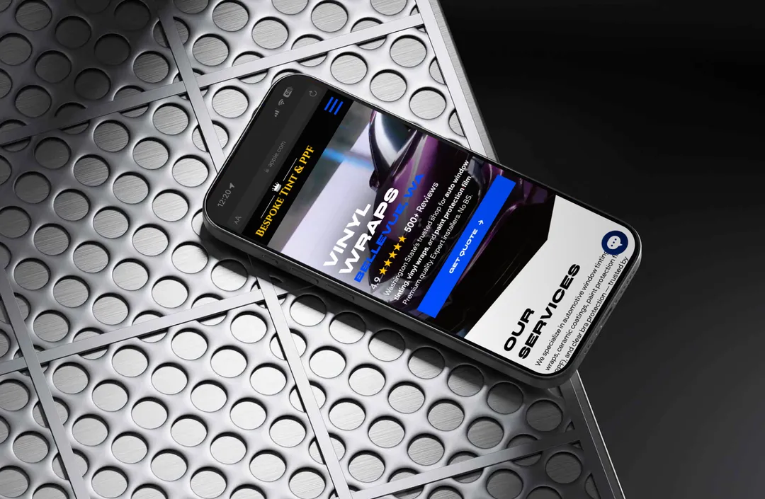 Bespoke Tint - Redesigned Portal
