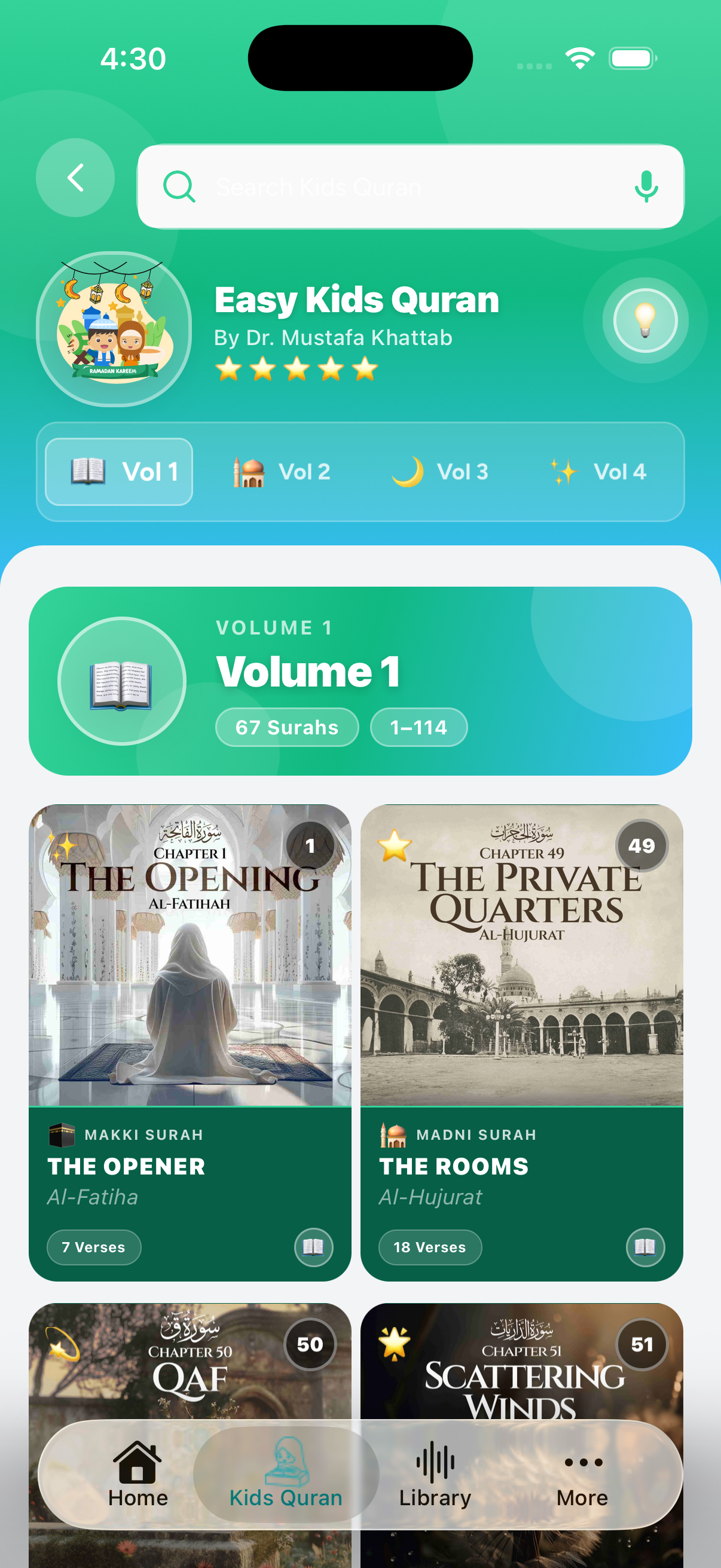 EasyQuran AI - Kids Quran Section