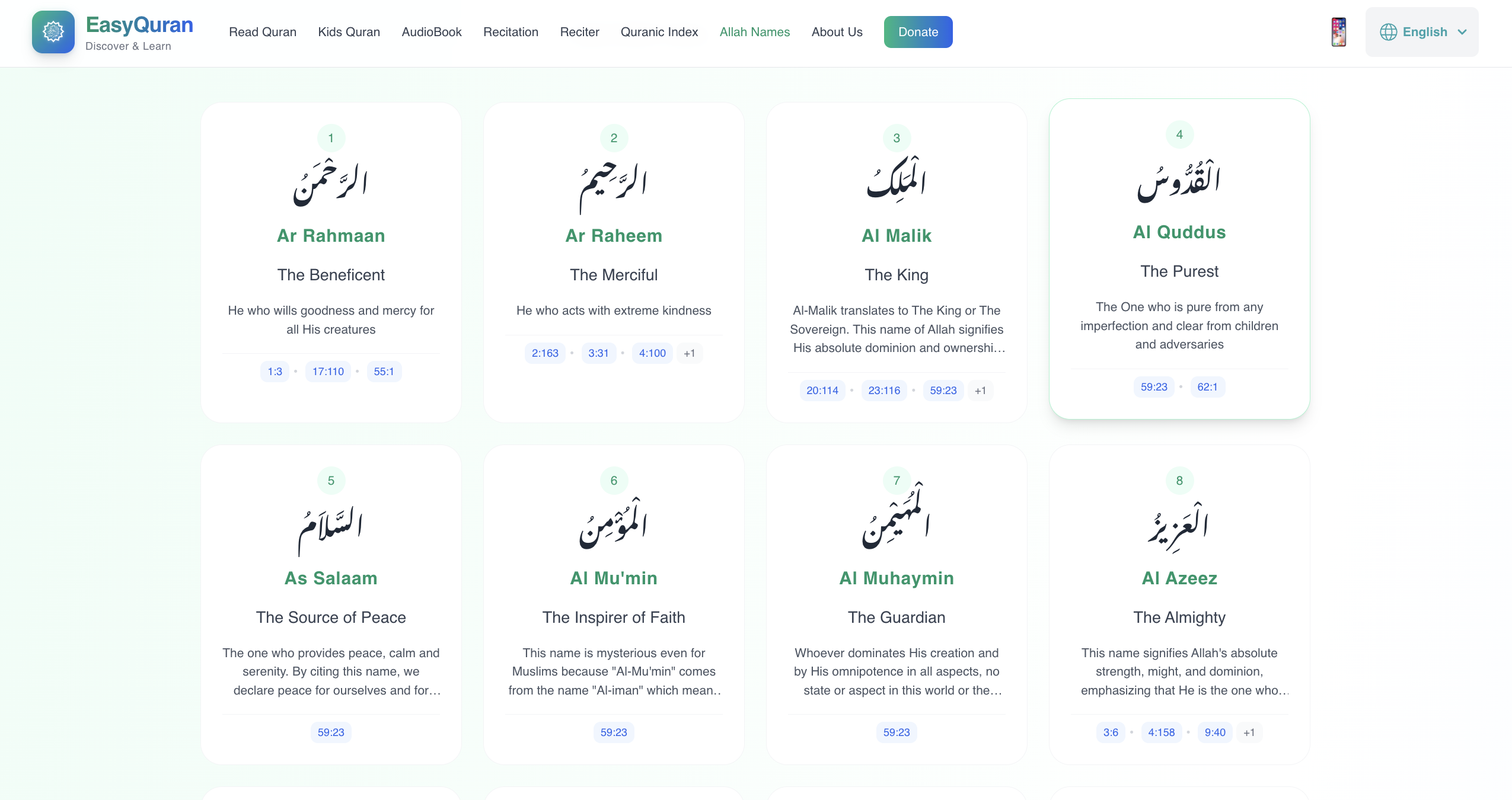 EasyQuran AI - Web Surah Name Selector
