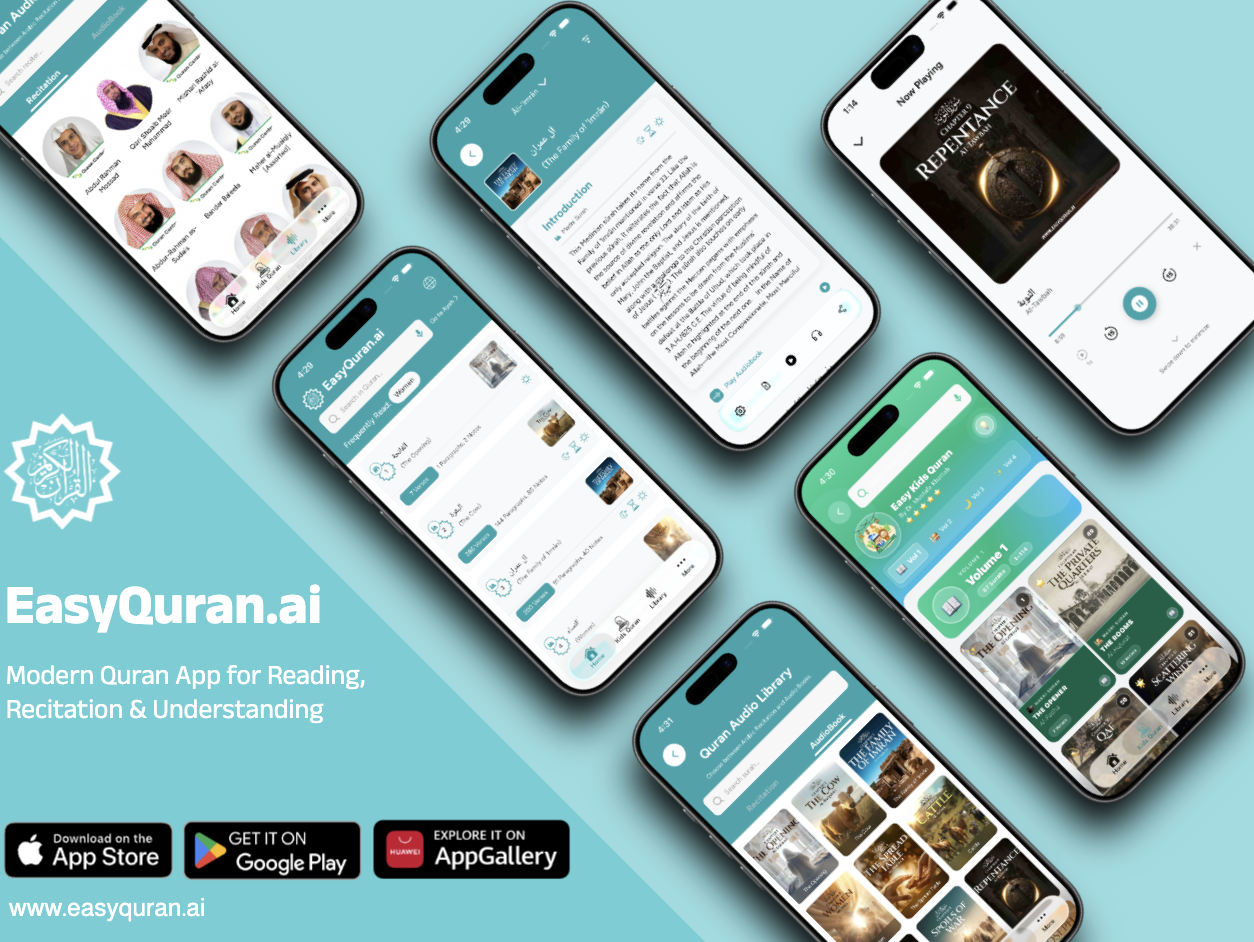 EasyQuran AI - Responsive Web Dashboard Preview